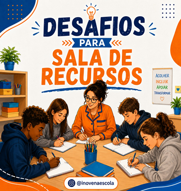 Capa desafios para sala de recursos 