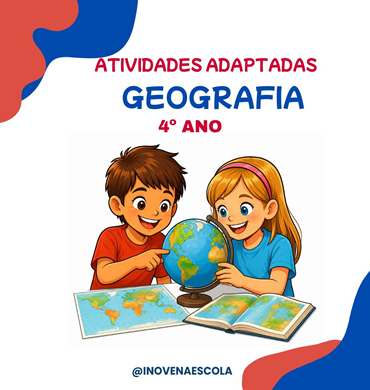 Capa apostila geografia 4º ano