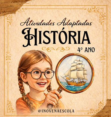 Capa apostila história 4º ano