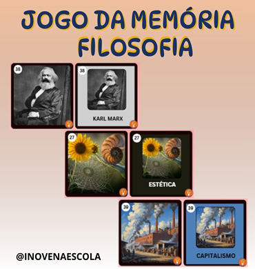 Capa Jogo Memória Filosofia 