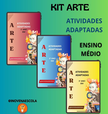 Capa Kit Arte 1°, 2° e 3° EM
