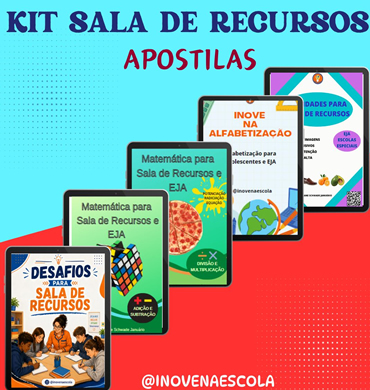 Capa kit Sala de recursos - Apostilas 