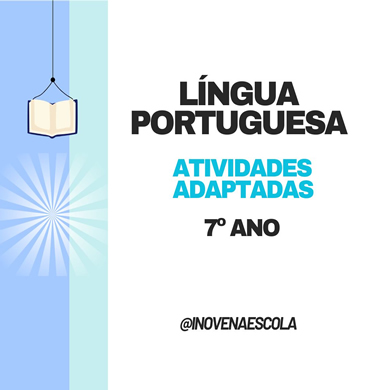 Capa apostila de português 7º ano