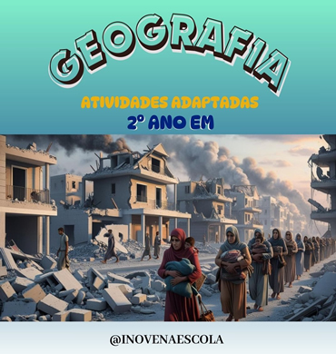 Capa apostila de Geografia